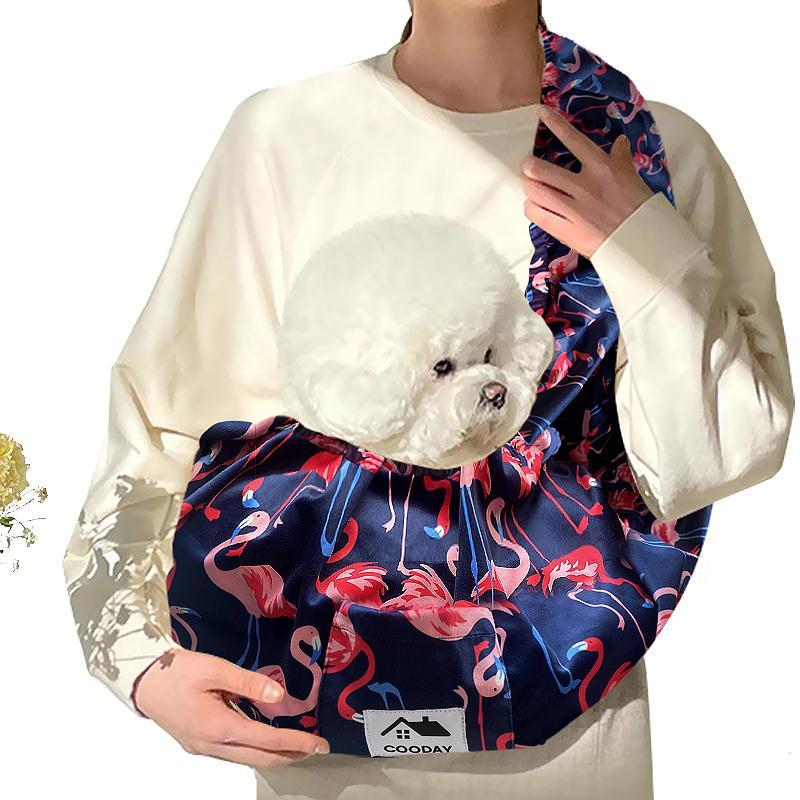 Hands-Free Pet Floral Print Carrier