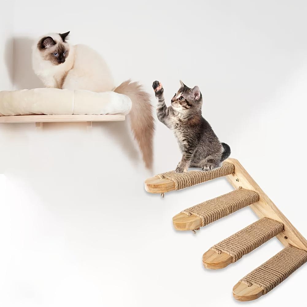 Wall-Mounted Multi-Layer Cat Game Climbing Stand