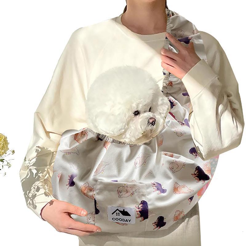 Hands-Free Pet Floral Print Carrier